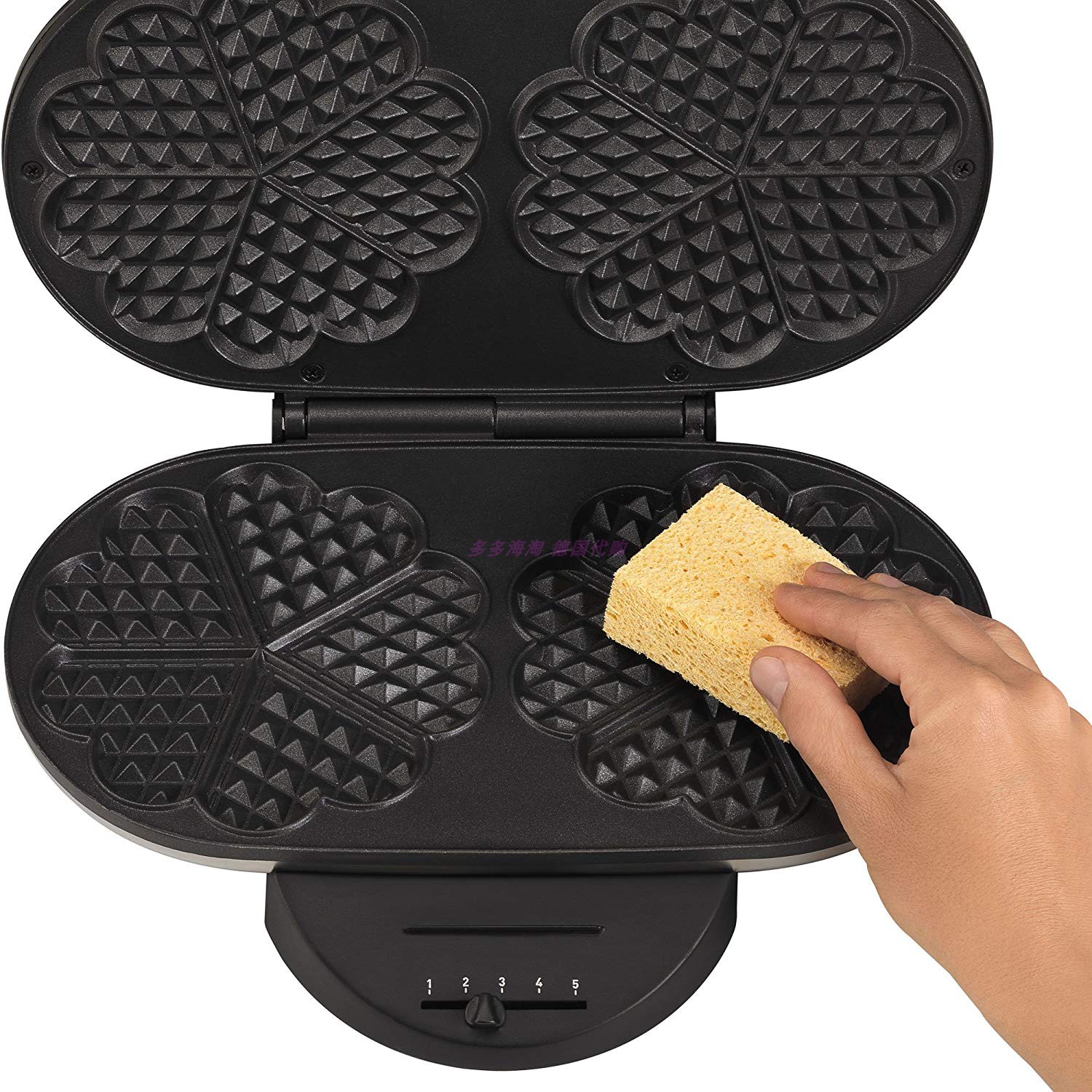 máy làm crepe Đức trực tiếp thư Pháp Tefal Telford WM311D máy làm bánh quế Máy làm bánh quế hình trái tim chảo điện làm bánh crepe