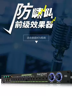 DKA professional KTV front effect device home K song double mixer stage audio processing microphone human voice mixer