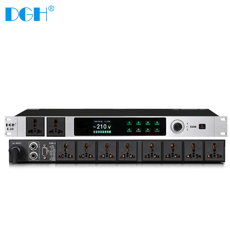 DGH Professional 10-way power chronotor 8-way sequence control manager computer in control RS232 serial port P-10