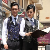 Бар КТВ официант рабочая одежда жилет женский западный ресторан одежда официанта ночной клуб бармен комбинезон жилет