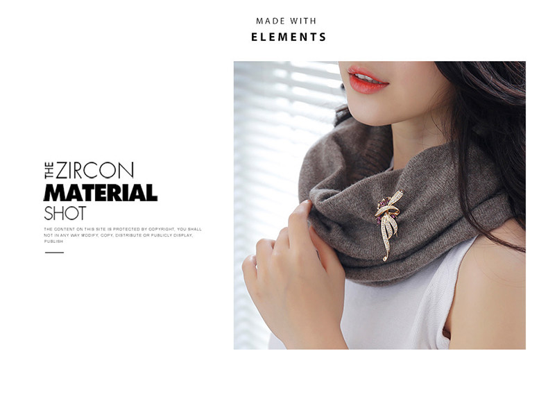 Broche femme en cristal autrichien - Ref 1172860 Image 19