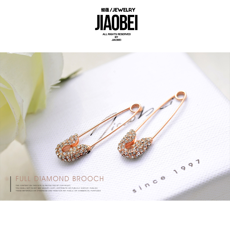 Broche femme en Zircon diamant - Ref 1172057 Image 8