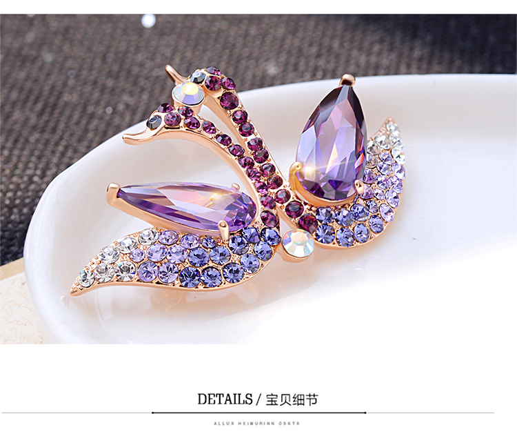 Broche femme en cristal artificiel - Ref 1174291 Image 11