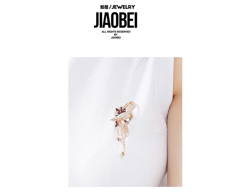 Broche femme en cristal autrichien - Ref 1172860 Image 21