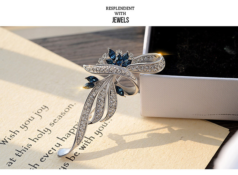 Broche femme en cristal autrichien - Ref 1172860 Image 15