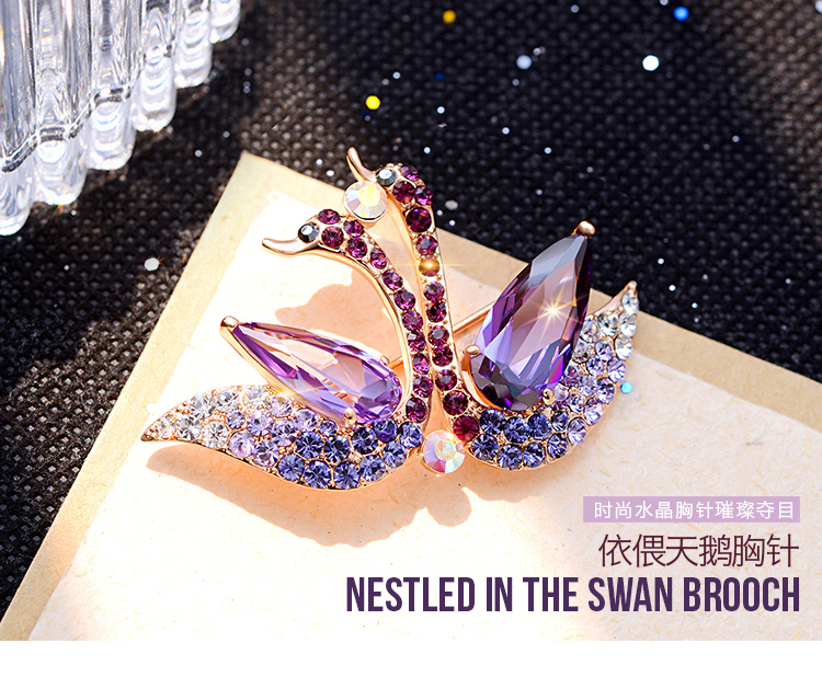 Broche femme en cristal artificiel - Ref 1174291 Image 7
