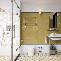 Eurostyle retro yellow flower sheet brick 200 kitchen guard wall brick living room balcony anti-slip brick background brick and residential garden tile