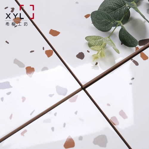 Европейская простота вода шлифование камень ярко -легкий фарфоровый лист 300600 кухня туалетная плитка ресторан ресторан торговые центры плитка магазина одежды