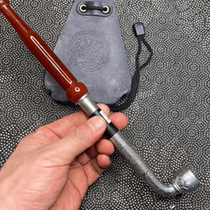 High-quality white copper carvings old-fashioned tobacco pouches pot dry tobacco pouches pot agate cigarette holders handmade tobacco rods traditional dry tobacco pouches