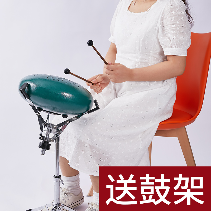 Karate Drum Qin Lotus Flower Hollow Drum Beginner Instrumental Professional Class Adult Children's Hand Dish Steel Tongue Drum 13 Sound