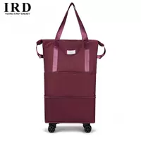 Фиолетовое трехслойное [съемное универсальное колесо] [Расширяемая емкость]