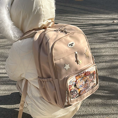 Ранец, высококачественный рюкзак, вместительная и большая сумка через плечо, для средней школы