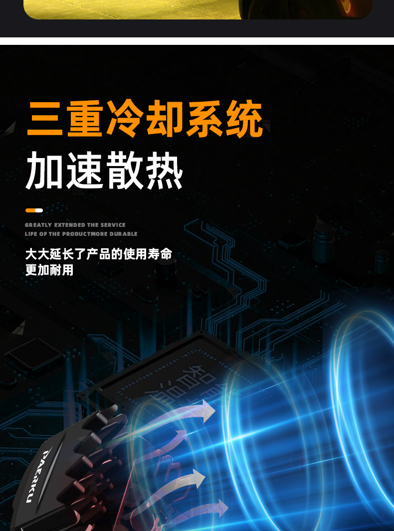Внедорожные огни 适用于越野车射灯led探照灯机盖中网前杠四叶草射灯坦克300改装