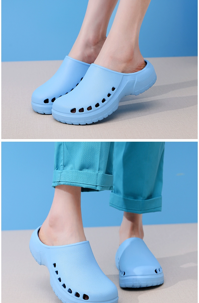 Jiaoloni operating room slippers women's non-slip surgical shoes doctors and nurses Baotou men's and women's summer clogs