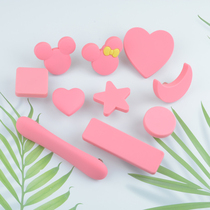 Cute princess room wardrobe handle Childrens cartoon cabinet door handle Pink daughter room bookcase Bedside table drawer