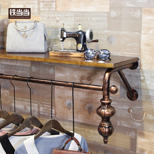 Tie Tie Dangdang магазин одежды дисплеи на стене висят комбинированная настенная вешалка, посвященная настенной полке
