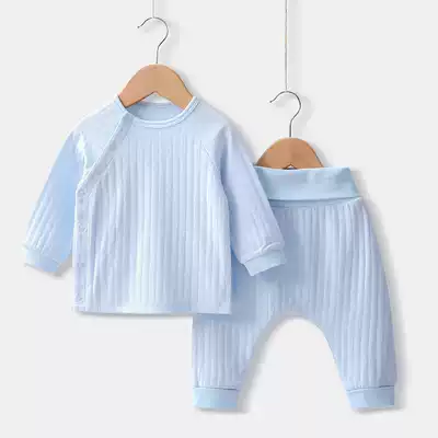 Baby underwear set cotton high waist Belly Belly 01-3 years old children autumn clothes sanitary pants bottoming baby spring and autumn pajamas