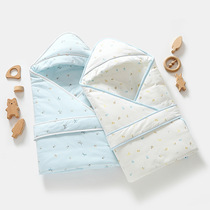 British baby bag quilts by pure cotton huddled by newborns Maternity Ward Covered with Cap Baby Sleeping Bag for Spring and Autumn Winter