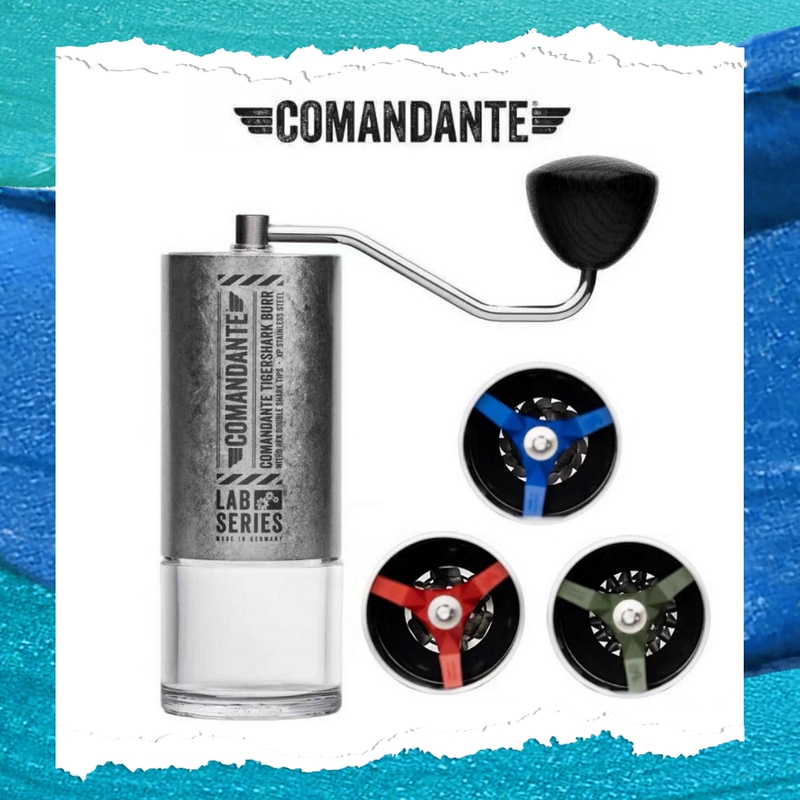 Comandante German Commander C40 Hand-Cranked Coffee Grinder Mk4 Pour-Over Coffee High Nitrogen Steel Blade Grinder