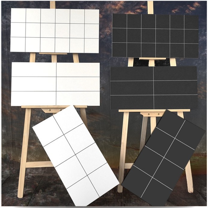 Nordic style solid color wall tiles 300x600 tiles black and white lattice kitchen balcony wall tiles Powder room glazed porcelain