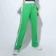 Зеленые быстросохнущие штаны, свободный прямой крой