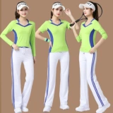 Спортивный танцующий спортивный костюм для спортзала, осенний