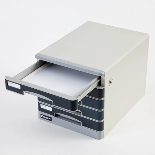 Qinxin Металлический файл шкаф Пластиковый файл шкаф на рабочие столы для хранения данных шкаф шкаф пластиковый ящик для пластикового ящика Офис Пятисторный настольный настольный настольный офис оптом