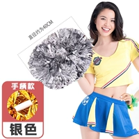 Серебряная ручка для школьников, 40см