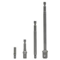 Sleeve rod air batch electric batch electric drill sleeve adapter rod 1 4 1 2 3 8 head sleeve connecting rod extension rod