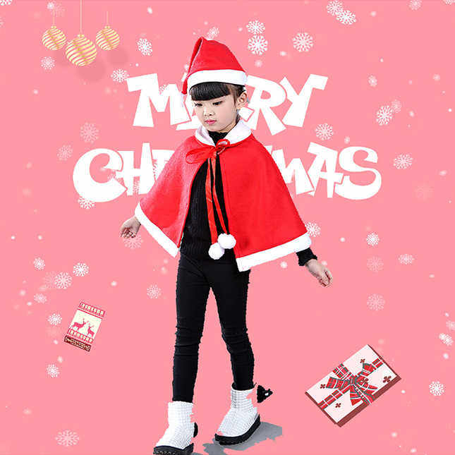 Children Christmas Eve Beatles show up for kindergarten performance on Christmas Day dress for men and women The cloak