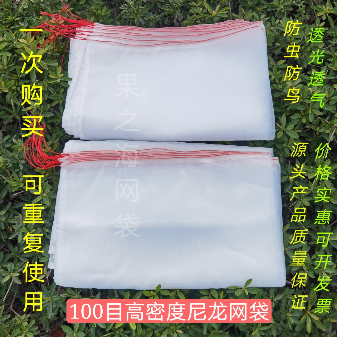 100 mesh nylon mesh bag insect-proof bag mango jackfruit starfruit Sakyamuni fruit bag filter bag direct sales