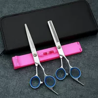 Острые и не цепляющиеся волосы [плоские + зубцы + сумка для ножниц + заколка для челки]