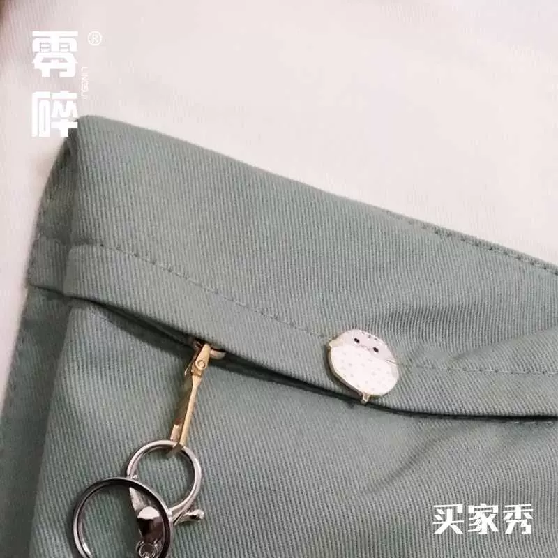 Trâm cài áo dễ thương nữ Nhật Bản hoạt hình động vật nhỏ khóa trang trí chống chói phụ kiện trang sức ghim huy hiệu - Trâm cài