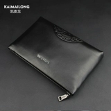 Кожаная сумка с петлей на руку, маленькая сумка клатч для отдыха, из натуральной кожи