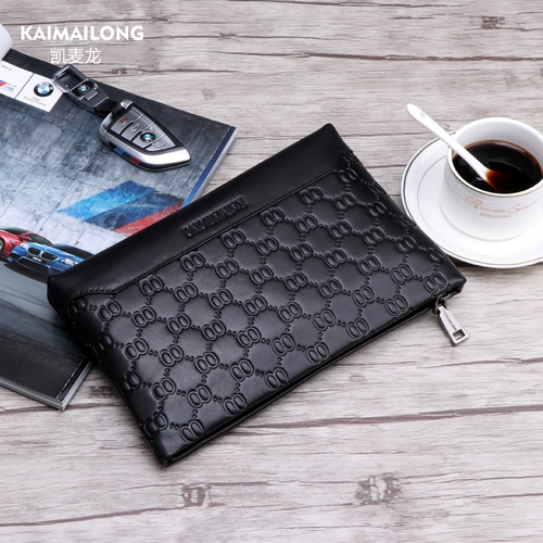 凯麦龙 Сумка с петлей на руку, кожаная маленькая сумка клатч для отдыха, коллекция 2021, из натуральной кожи