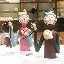 Optician shop personality display props home sun glasses ornaments light luxury girl desk decoration glasses display stand