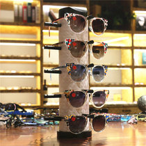 Upscale Black white Cortex Sunglasses Display Props Nearsightedness Glasses Display Shelves Sunglasses Putting Shelf shelves