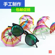 Trendy sunglasses display props handmade window decoration boutique handicrafts ornaments glasses display rack