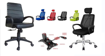 Old Guang Factory Direct Sales Back Rotation and Explosion-proof Fixed Armrest Office Computer Network Chair