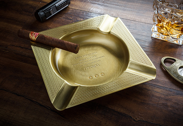 Lubinski Rubinski cigar ashtray pure copper