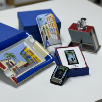 French Elie Bleu cigar accessories Cuba House series cigar cutter lighter ashtray cigar cover