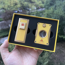 Habanos official product Montecristo cigar scissor lighter set