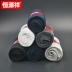 Vớ Hengyuanxiang vớ nam ống cotton nam mùa xuân và mùa thu mỏng phần cotton đen vớ thấm hút mồ hôi nam xu hướng vớ cotton - Vớ nam