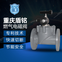 Gas alarm electromagnetic shut-off valve DN25 32 40 50 65 80 100 flange gas shut-off valve