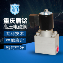 High-pressure piston solenoid valve 10 16 20 MPa Stainless Steel High Pressure Solenoid Valve dun ming solenoid valve factory