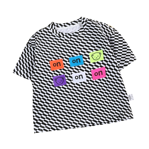 Хлопковая летняя детская футболка для мальчиков, 2021 года