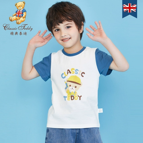 Хлопковая тонкая летняя детская футболка с коротким рукавом для мальчиков, 2021 года, в западном стиле