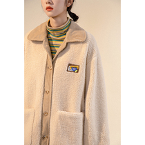 10 13 0 points on the new product with a new retro feel ~ soft lamb velvet jacket