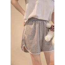 UBUIE dried fish sports shorts womens summer straight loose high waist slim Korean version bag side open fork wide leg hot pants