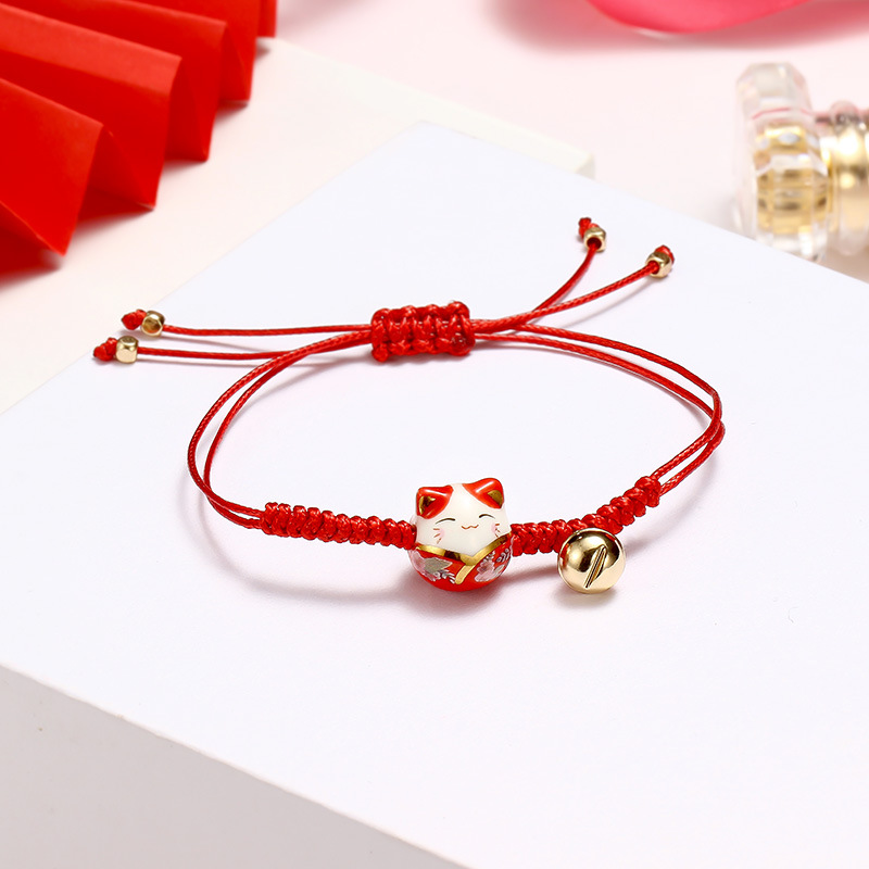 During the benmingnian ceramic pendants hand rope student girlfriends benmingnian bracelets hand - made by female